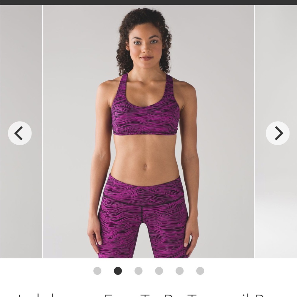 Lululemon Free to Be Tranquil sports bra size 8